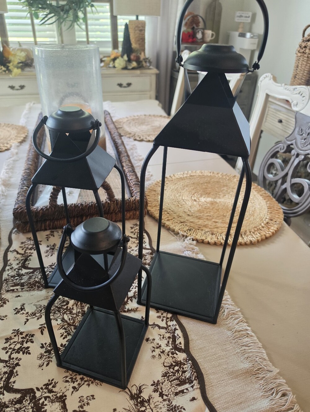 Set Of Metal Lanters